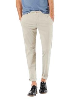 Pantalón Dockers Alpha Chino Tapered Fit beige de hombre