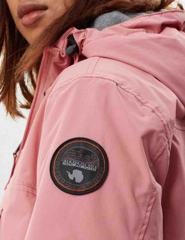 Chaqueta Rainfores Napapijri Winter para mujer rosa