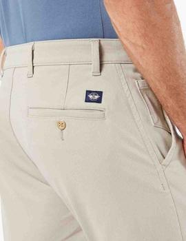 Pantalón Dockers Alpha Chino Tapered Fit beige de hombre