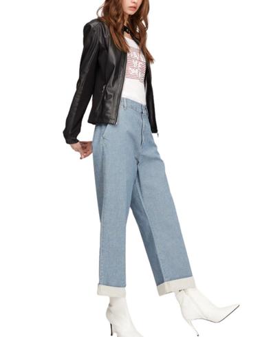 Cazadora Gas Jeans Shante de cuero ecológico de mujer