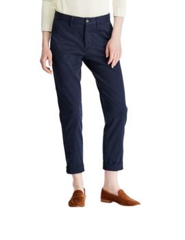 Pantalón chino elástico Polo Ralph Lauren marino de mujer