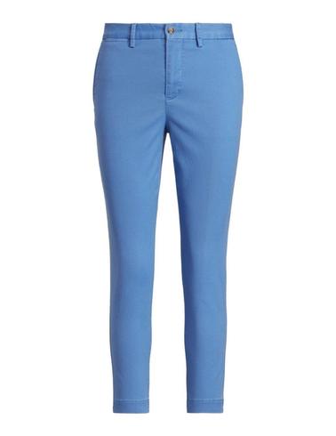 Pantalón chino elástico Polo Ralph Lauren azulón de mujer