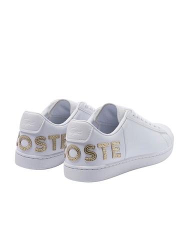 Zapatillas Lacoste Carnaby Evo de piel para mujer con letras