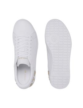 Zapatillas Lacoste Carnaby Evo de piel para mujer con letras