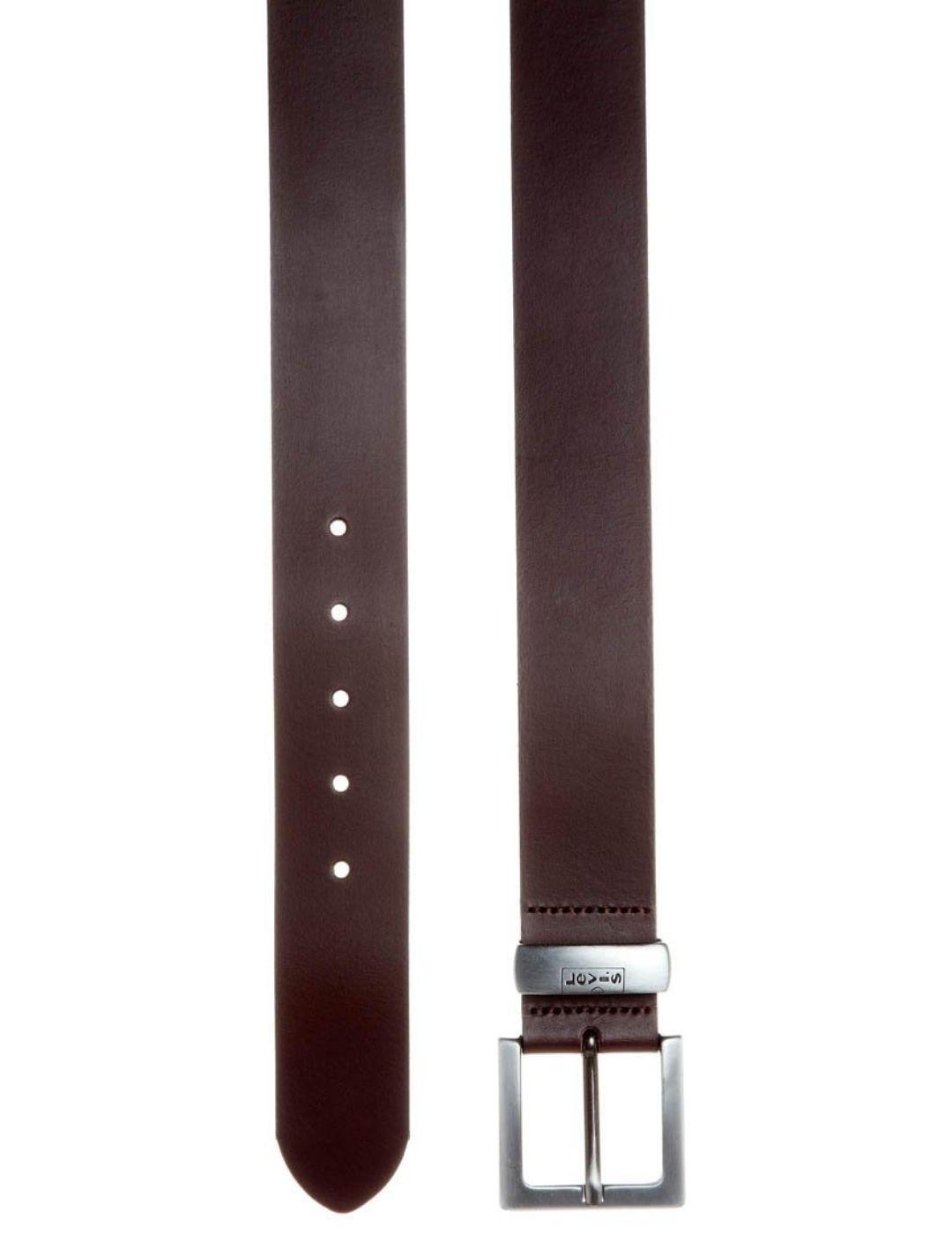 Cinturón Levi's® de cuero marrón