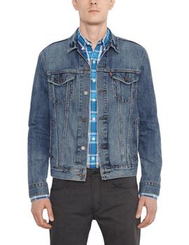 Cazadora Levi's® vaquera lavado medio de hombre