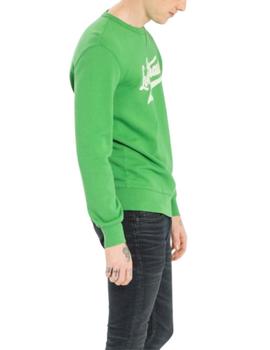 Sudadera Levis Graphic Crew B verde de hombre