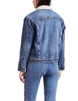 Cazadora vaquera Levis original Sherpa de mujer