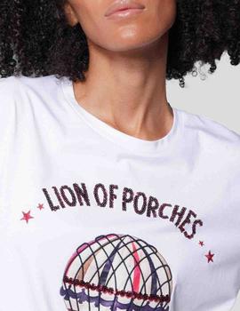 Camiseta Lion of Porches manga corta con globo aerostático