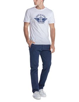 Camiseta Dockers 1986 Logo Paper White de hombre