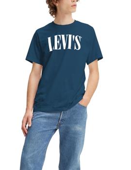 Camiseta Levis Relaxed Graphic Tee azul de hombre