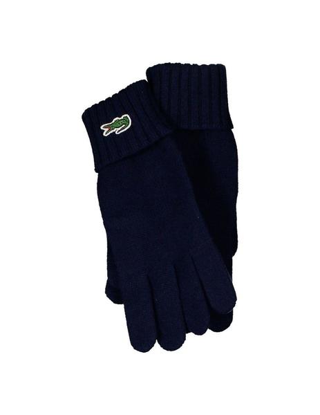 Guantes de lana azul marino hombre