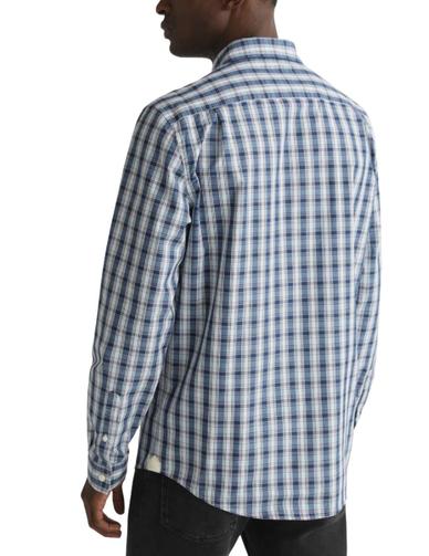 Camisa Lacoste de cuadros regular fit de hombre