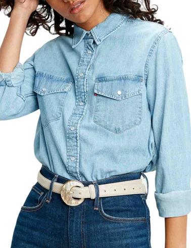 Camisa vaquera  Levi's® Essential Western de mujer