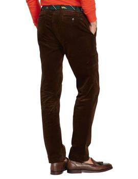 Pantalón Polo Ralph Lauren de pana slim fit marrón de hombre