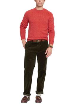 Pantalón Polo Ralph Lauren de pana slim fit verde de hombre