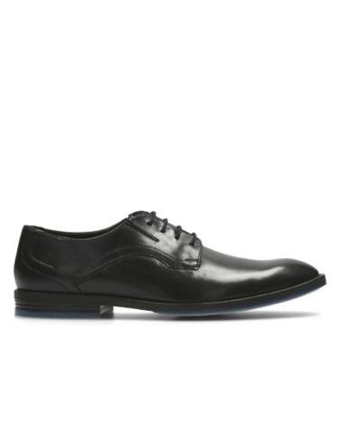 Zapatos Clarks Prangley Walk de piel negros de hombre