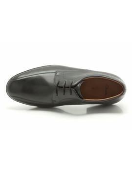 Zapatos Clarks Ginsberg Band de piel negros de hombre