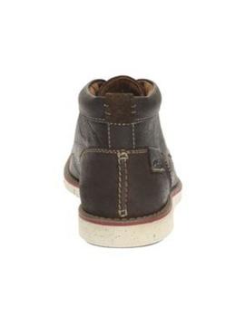 Botas Clarks Kyston Mid de piel marrón de hombre