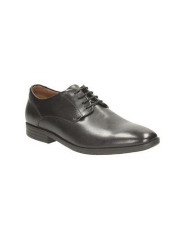 Zapatos Clarks Glenrise Walk de piel negros de hombre