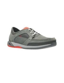 Zapatos Clarks Ormand Sail de piel gris de hombre