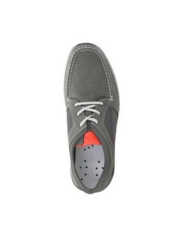 Zapatos Clarks Ormand Sail de piel gris de hombre