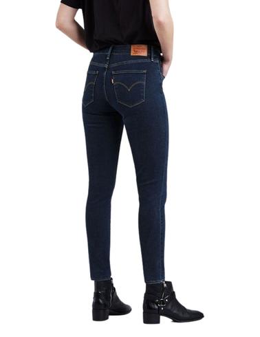 Pantalón Levis 720 Hirise Súper Skinny Blue de mujer
