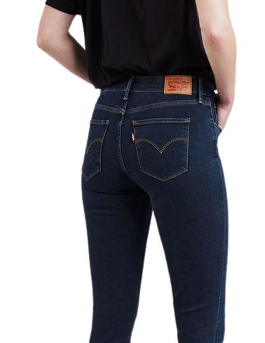 Pantalón Levis 720 Hirise Súper Skinny Blue de mujer