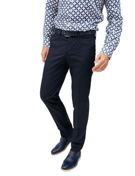 Traje Florentino slim fit con microdibujo azul marino