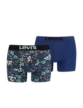 Boxer Levis Boxer Brief Logo Sportwear 2-pack Blue