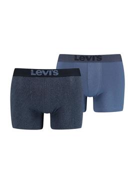 Boxer Levis Boxer Brief Logo Sportwear 2-pack Riverside Blue