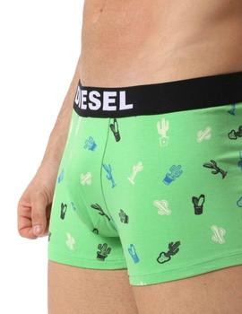 Boxer Diesel 2-pack con estampado de cactus verde