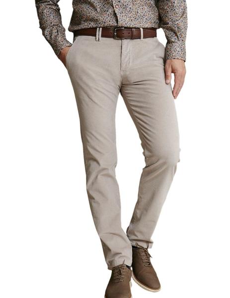 Pantalón Hombre Camel Micro Pana