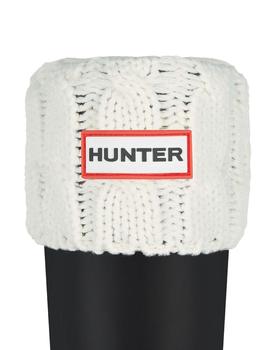 Calcetín Hunter Original Tall de punto crema de mujer