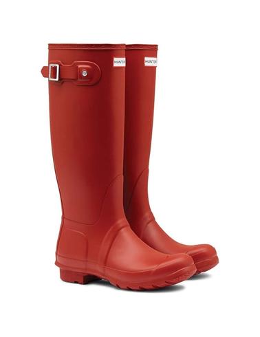 Botas de agua Hunter Original Tall rojo de mujer