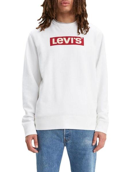 Sudadera Levis Moden blanca hombre