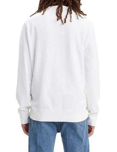 Sudadera Levis Moden Crewneck blanca de hombre