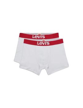 BoxerLevi's® Boxer Brief Logo Sportwear 2-pack blancos