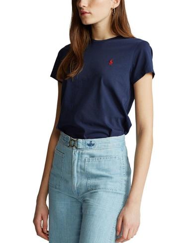 Camiseta Ralph Lauren basica cuello mujer