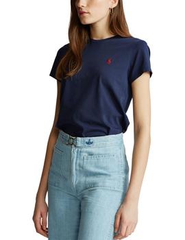 Camiseta Polo Ralph Lauren basica cuello redondo mujer