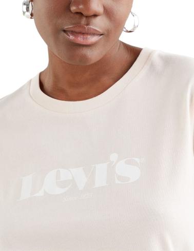 Camiseta Levi's® The Perfect Tee Scallop Shell de mujer