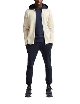 Cardigan Selected homme con cremallera beige de hombre