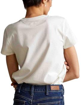 Camiseta Polo Ralph Lauren manga corta con corazón estampado