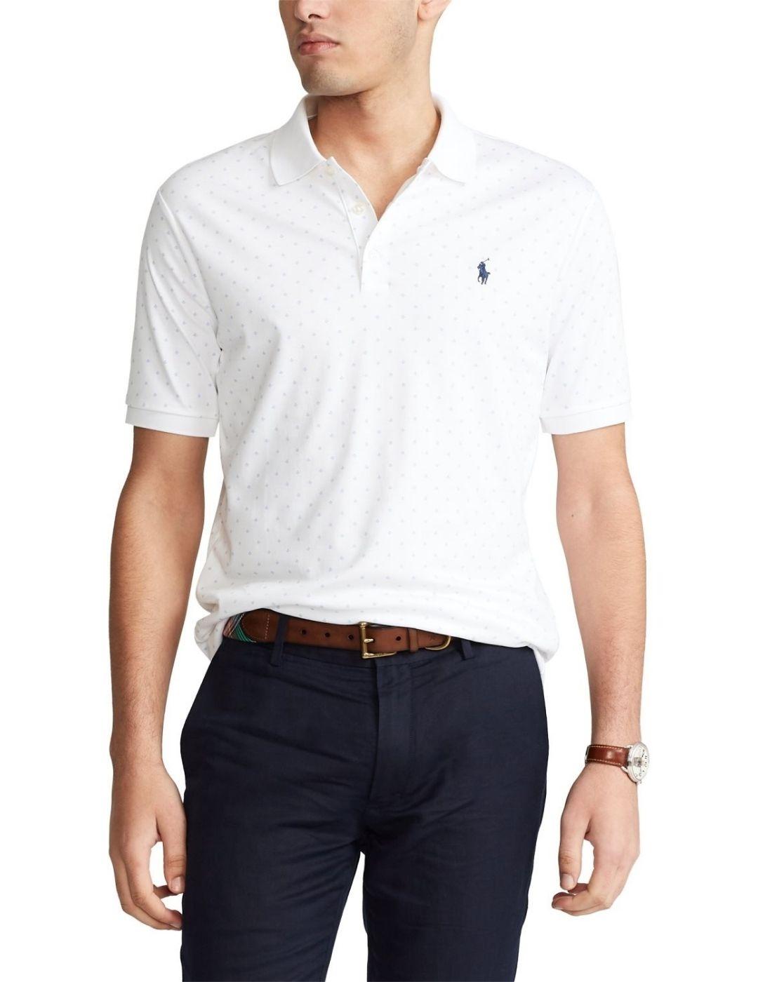 Polo de Polo Ralph Lauren Custom Slim Fit microestampado