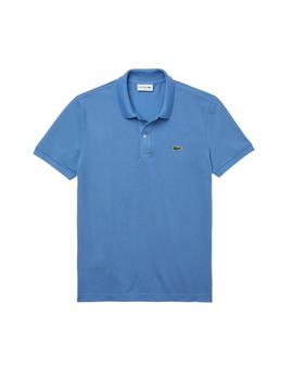 Polo Lacoste L1212 azul manga corta para hombre