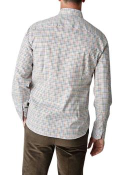 Camisa Florentino algodón a cuadros regular fit