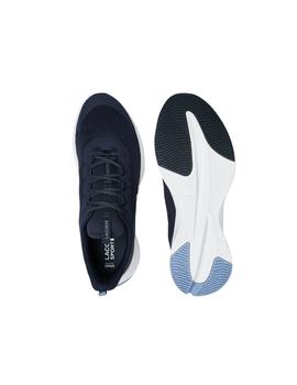 Zapatillas Lacoste Run Spin de hombre de tela azul marino