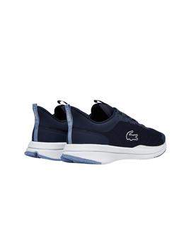 Zapatillas Lacoste Run Spin de hombre de tela azul marino