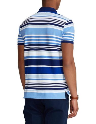 Polo de Polo Ralph Lauren Custom Slim Fit a rayas de hombre