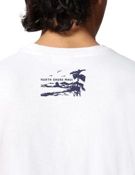 Camiseta Napapijri de manga corta Sirre blanca de hombre